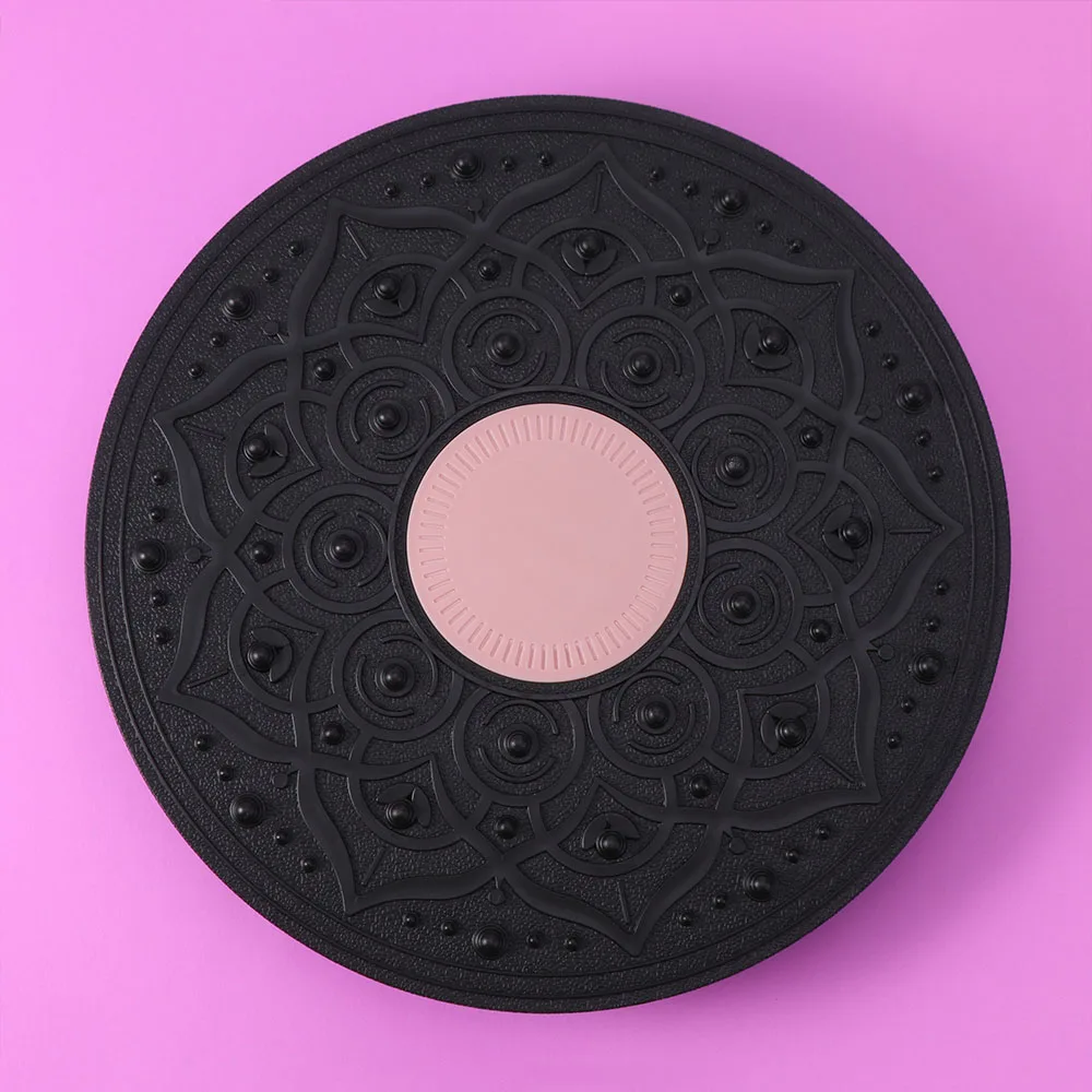 Foot Massage Yoga Balance Board Wobble Mandala Pattern Balance Training Board Multi-function Ballet Plastic Core Trainer