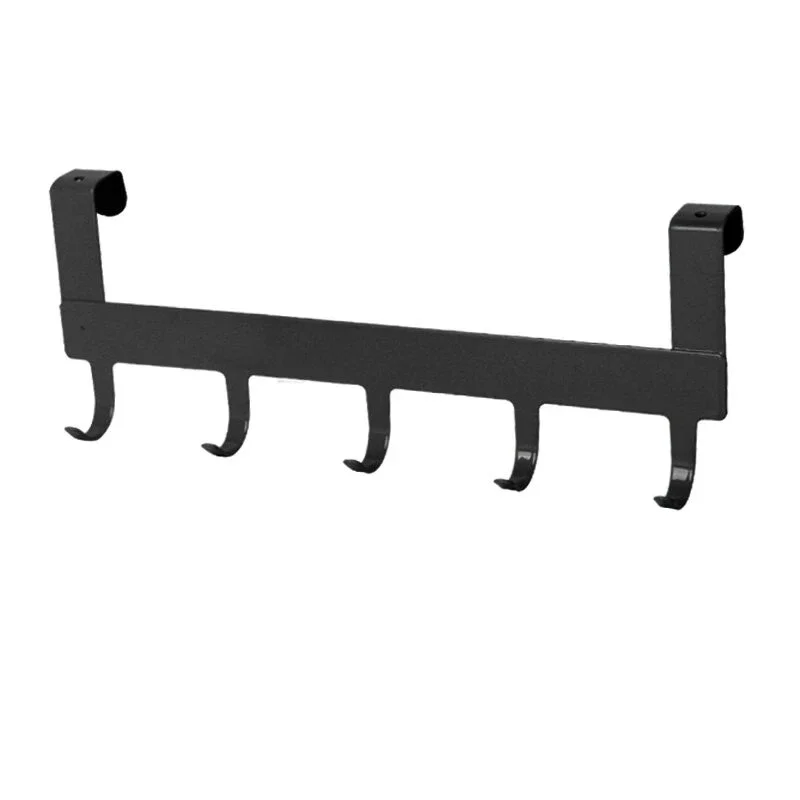 Dormitory Clothes Hanging Rack Wardrobe Door Hook Bedside Storage Shelf Row Hanger Organizer Cabinet Bunk Dorm Accessories Wall