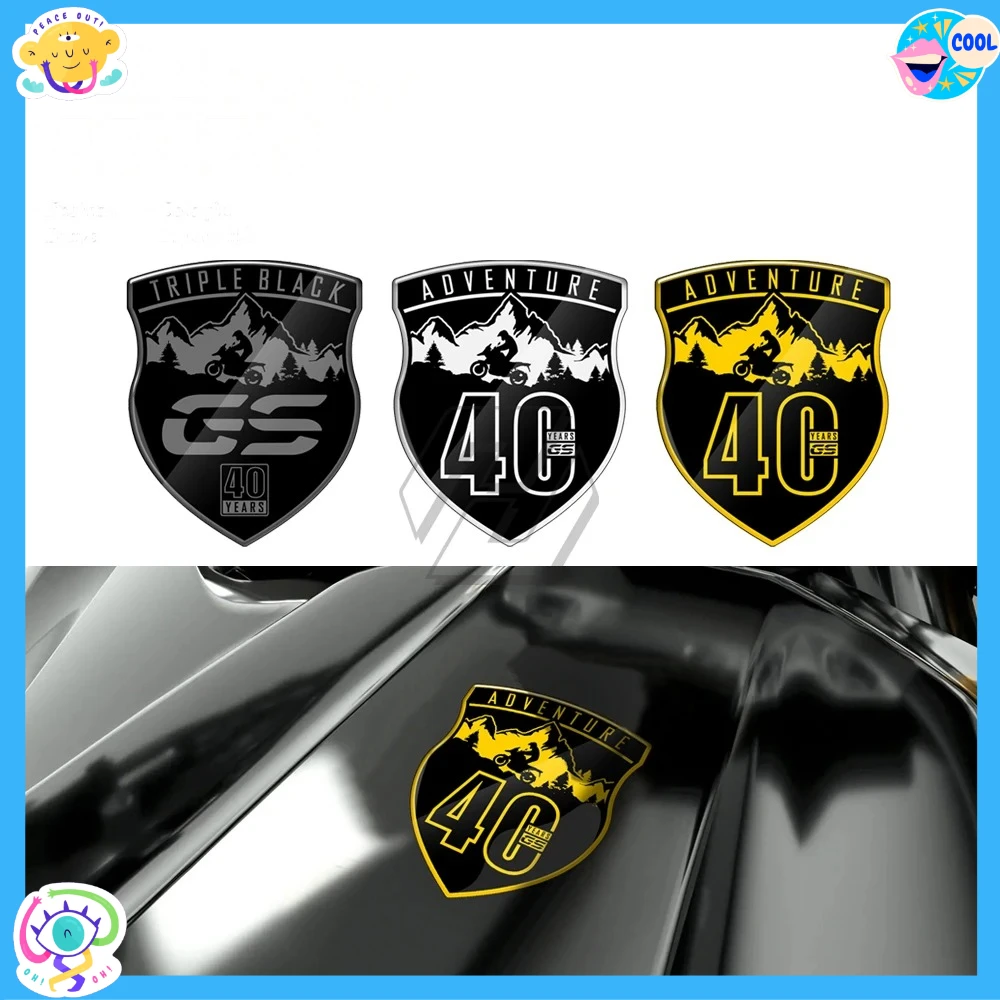 For BMW Motorrad F750GS / F850GS / R1200GS / R1250GS Adventure – 40 Years GS Edition Decals