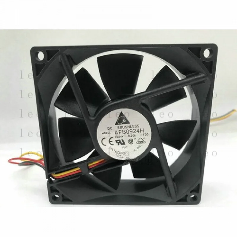 FF  1pcs For Delta AFB0924H-F00 fan 92*92*25mm 24V0.20A 3Pin