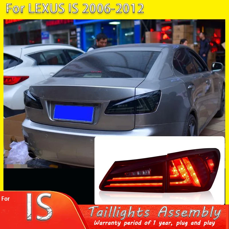 

Стайлинг для Lexus IS: Модернизированные задние фонари IS250 2006-2012 с динамическими LED-указателями поворота и DRL