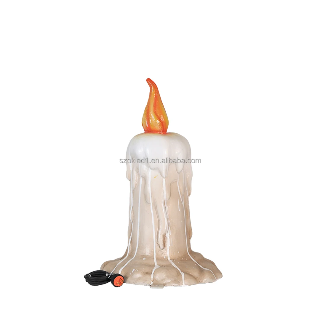 Halloween Carnival Fiberglass Candle Small and Large
