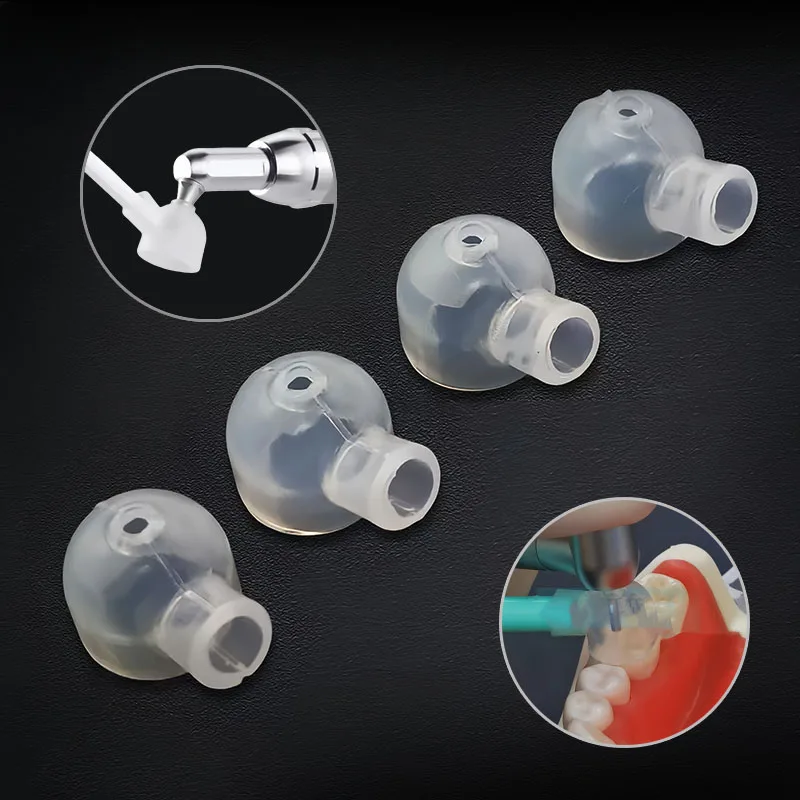 2pcs/Box  Dental Tiny Cover for Aluminum Oxide Air Abrasion Micro Blaster Sandblaster Powder Dust Proof Cap 134℃ Autoclave