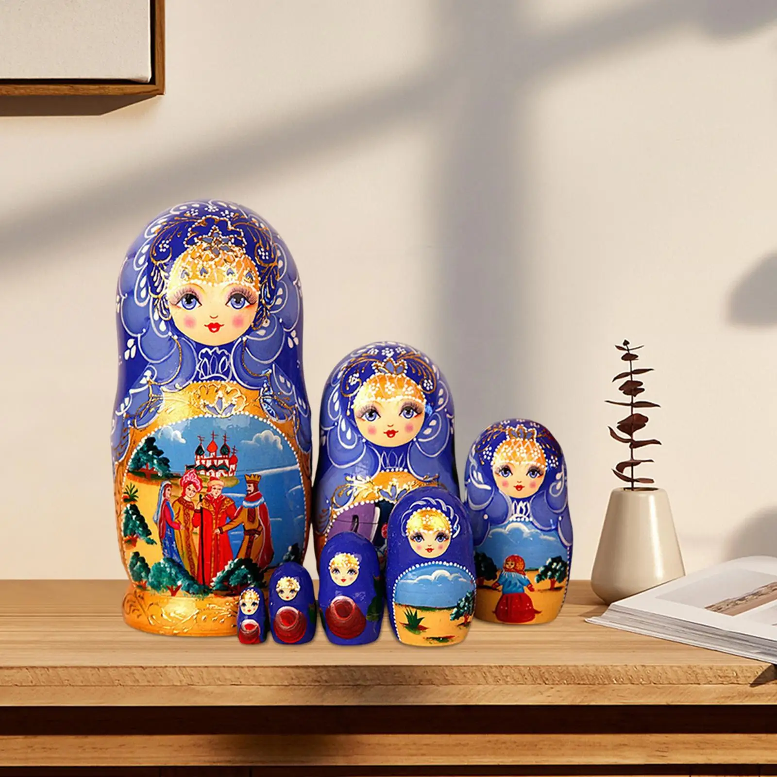 4/7/10Layers Lovely Matryoshka Doll Poppen Voor Kinderen Brithday Geschenken Decor Poupée De Russ Crafted Doll Home Decor