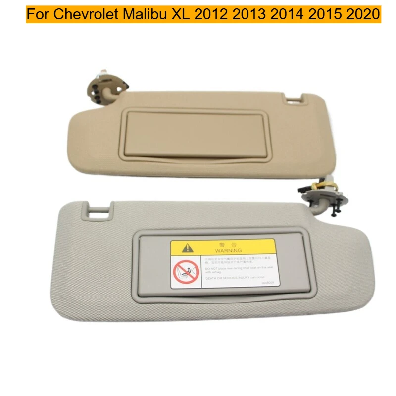For Chevrolet Malibu XL 2012 2013 2014 2015 2020 Sun visor Makeup mirror assembly Main passenger sun visor