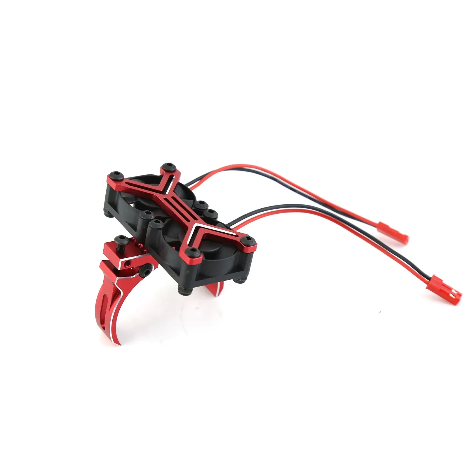 RC Motor Cooling Fan Heatsink High Speed 20000rpm Dual Fans with 40-42mm Adjustable Mount for RC 4274 4068 4268 Motor Upgrade