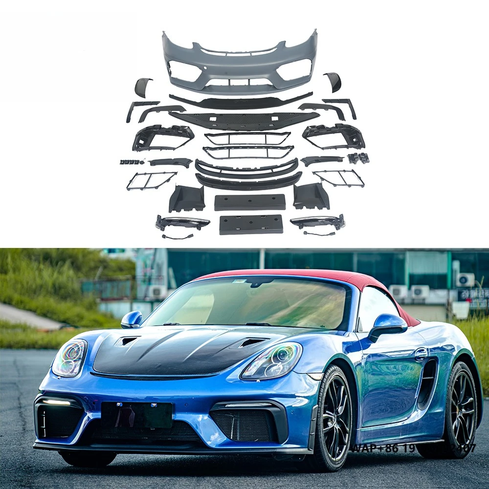 

Luxury Body Kit Upgraded New Front Surround Front Car Bumper Design for Wholesales for 981 2011-2015 Modified GT4 Front Bumper