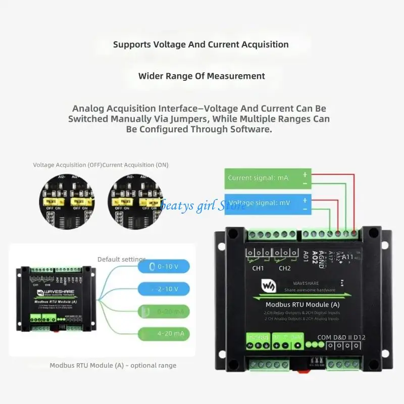 C7AB Mixed Control Automation Module with Communication Link, Collection Design, Wide Power Input and Visible Lights for Panel