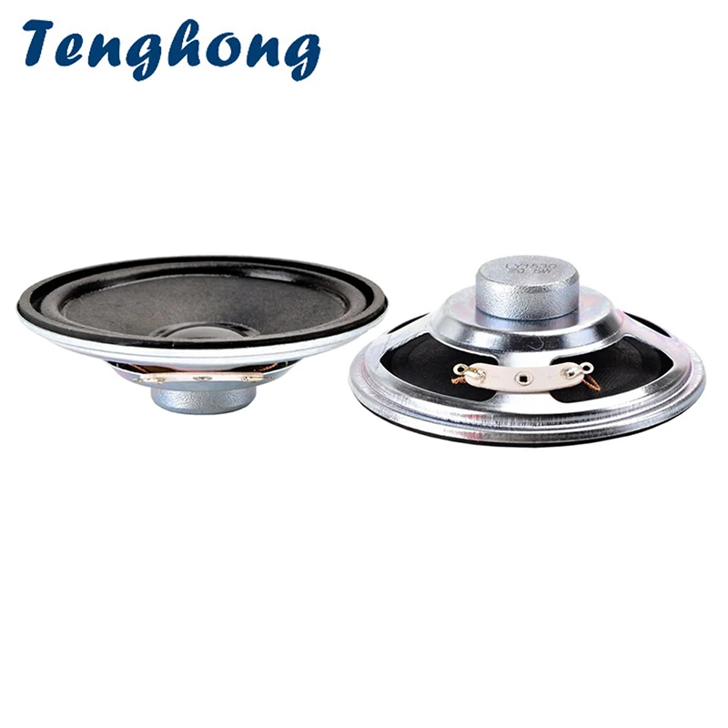 

2pcs 3 Inch 77MM 2 Ohm 5W Portable Audio Medium Speaker Unit 13 Core Cloth Edge Amplifier Strong Neodymium Dual Magnetic