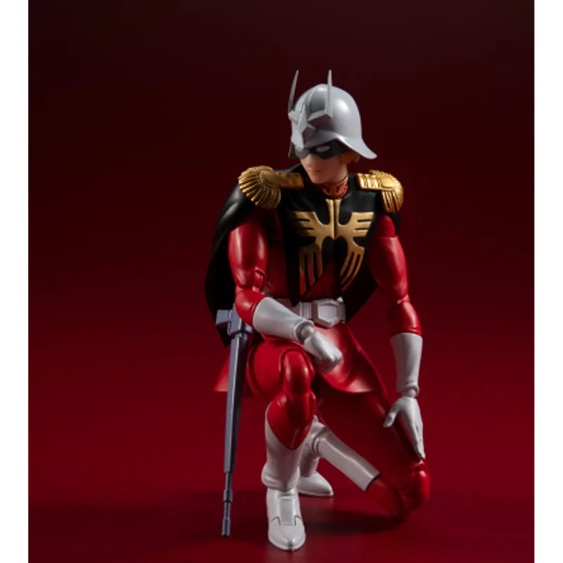 Bandai Original S.H.Figuarts Char Aznable 155mm figurines d'action Anime jouets pour garçons cadeau de noël modèle à collectionner ornements