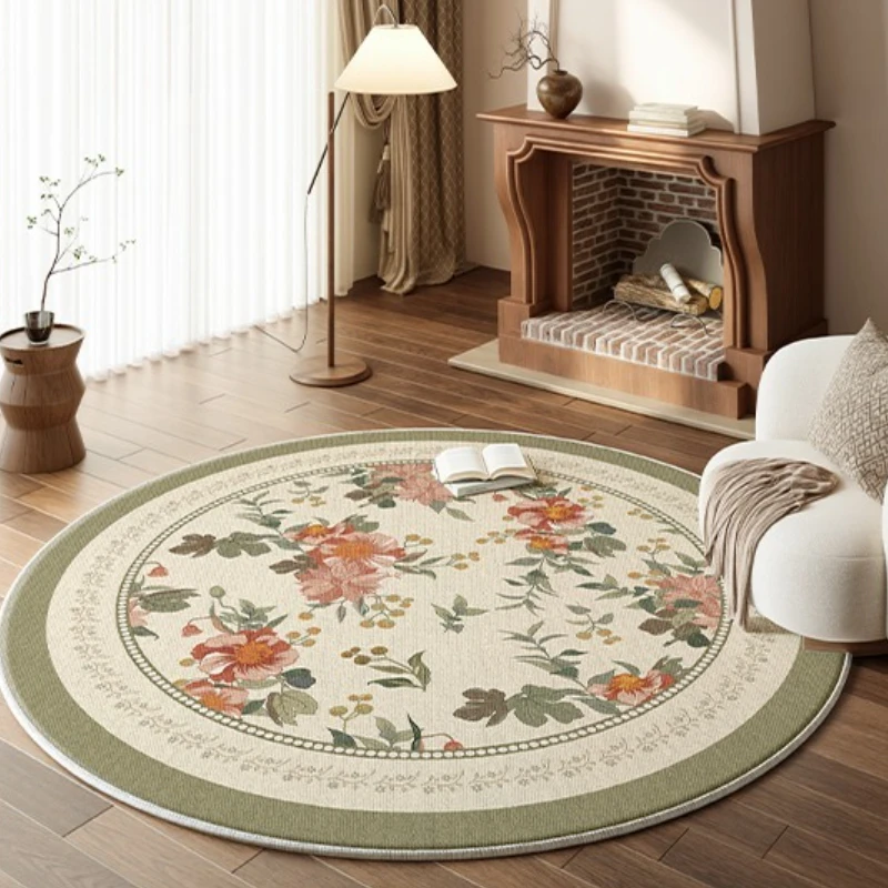 Round Rug – Soft Decorative Mat for Bedroom, Dressing Area or Living Room