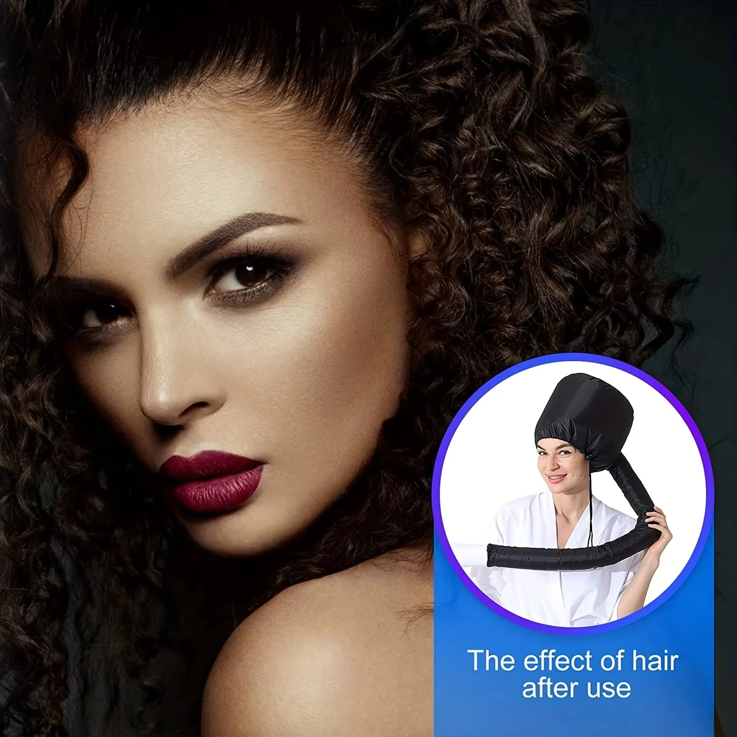 Portable Hair Dryer Hat, Quick Dry Cap