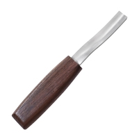 Wood Carving Chisels 15mm Curved Edges Bents Gouges Knife Spoon Carving Tool with Wooden Handle for Hard and Soft Wood