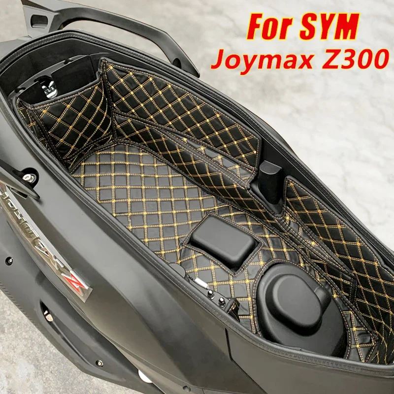 Caja de almacenamiento para motocicleta SYM Joymax Z300, forro para asiento, cojín a prueba de golpes, ruido anormal, previene arañazos