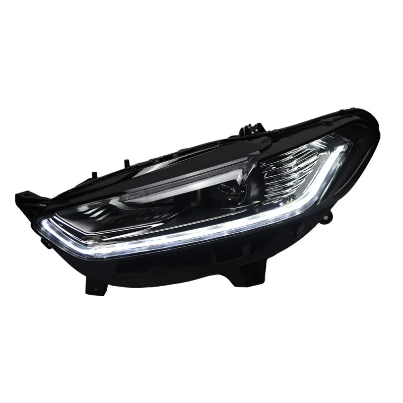 Suitable forSuitable for 2013-2016 Ford New Mondeo Headlight Assembly Modified LED Bi-Optic Lens Flowing Daytime Running Lights