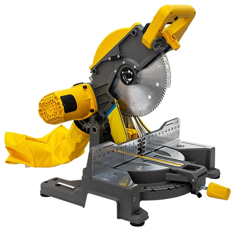 Dust-Free Bevel Saw 255S/255M Multi-Function Cutting Machine with Integrated Push Table Specialized for Woodworking