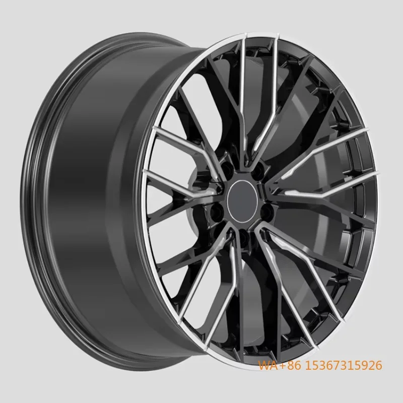 

New Forged Deep Dish Aluminum Alloy Wheels Matte Black Finish MOQ 4 Pieces Factory Direct Sale