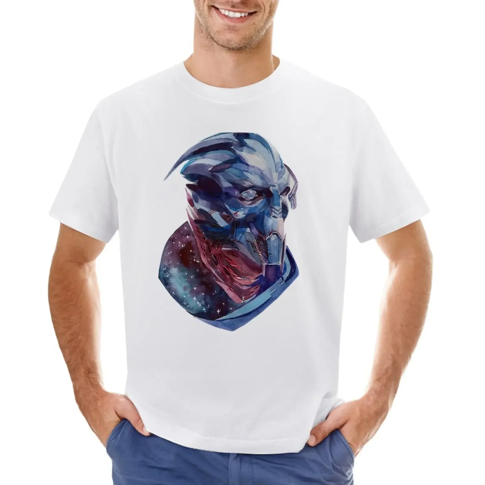 Space Archangel T-Shirt for a boy vintage Short sleeve tee mens graphic t-shirts