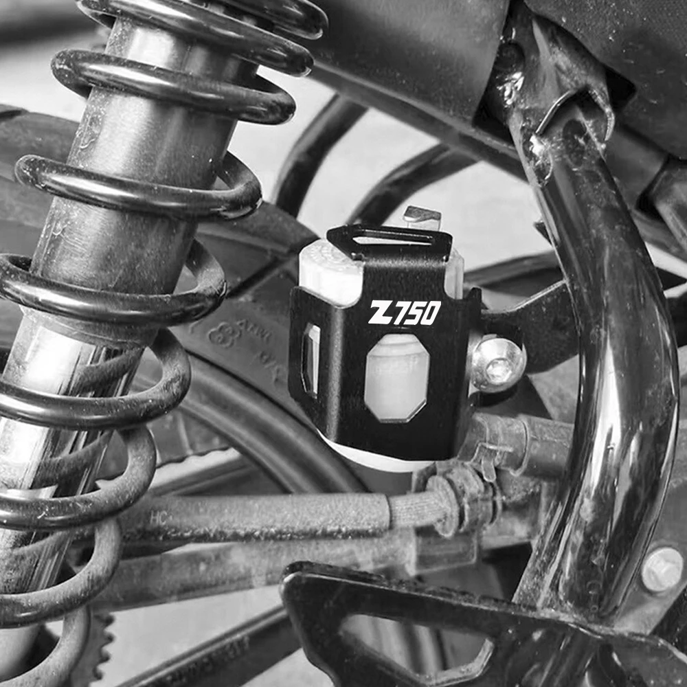 FOR KAWASAKI Z750 Z 750S 2007 2008 2009 2010 2011 2012 Motor Rear Brake Pump Fluid Reservoir Protector Oil Cup Cap Cover Guard