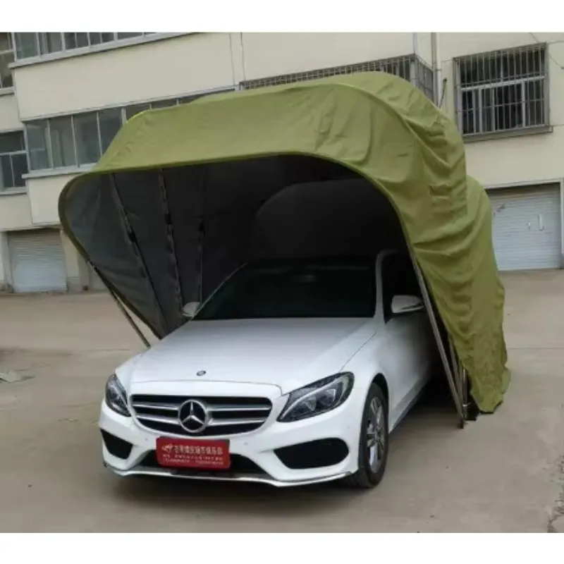 Fully Automatic and Semi-automatic Car Sheds Cover Foldable Portable Retractable Garage Outdoor Steel Structure Folding Carport