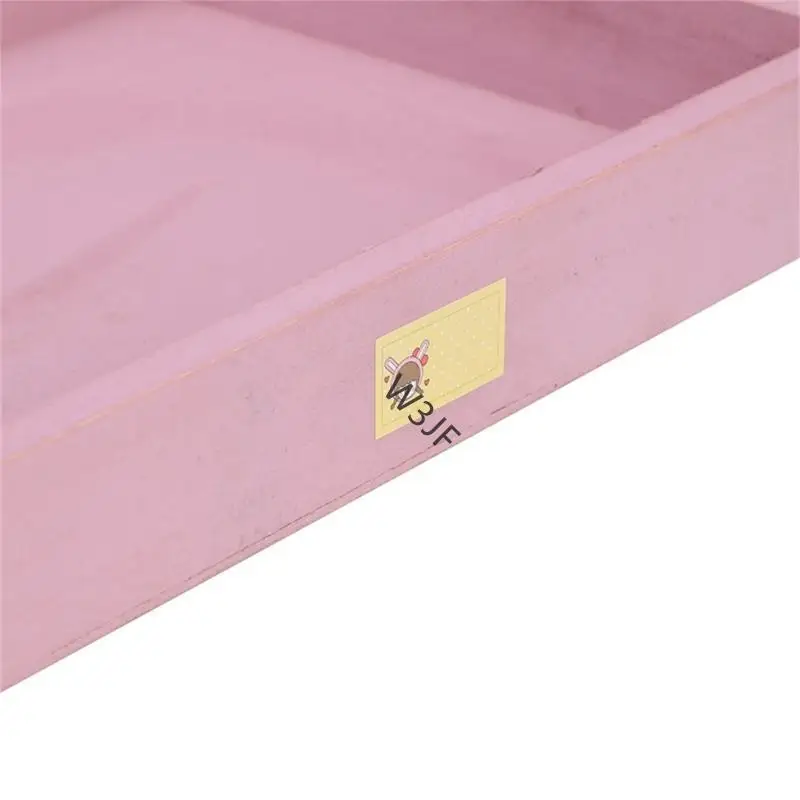 

W3JF Деревянная детская кровать для новорожденных фотография винтажный стиль, позитивный кровать миниатюрная кроватка