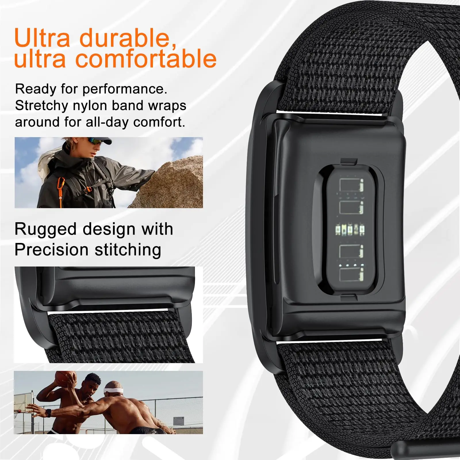 النايلون الرياضة الفرقة ل Whoop الفرقة 4.0 حزام الرجال النساء تنفس قابل للتعديل مقاوم للماء استبدال الأساور ل Whoop 4.0 الأشرطة