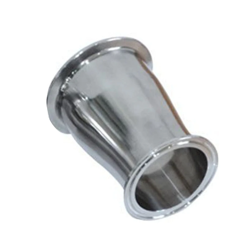 

Pipe Outer Diameter 76Mm To 51Mm Sanitary Three-Jacket Clamp Reducer Welding SS316 Reducer Pipe Connector