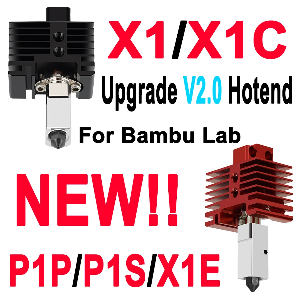 �y�Z�[�����z�A�b�v�O���[�h V2 �z�b�g�G���h�L�b�g Bambu Lab x1/x1c/p1p/p1s/x1e �p �z�b�g�G���h�T�[�~�X�^ Bambulab �p �d���|�m�Y�� �v�����g�w�b�h