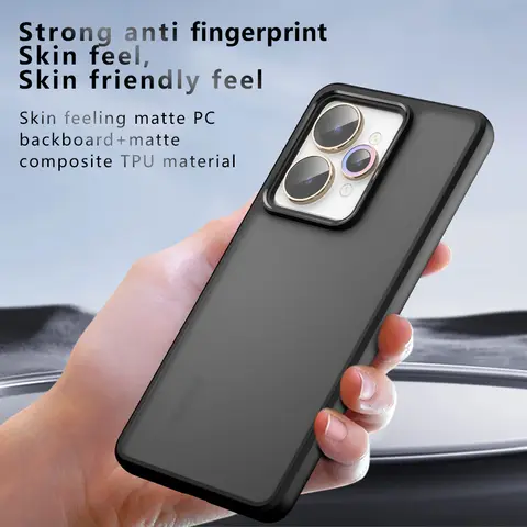 For OPPO Realme 15 Pro Case Luxury Frosted Translucent PC Cover For For Realme 15Pro Shockproof Bumper Funda