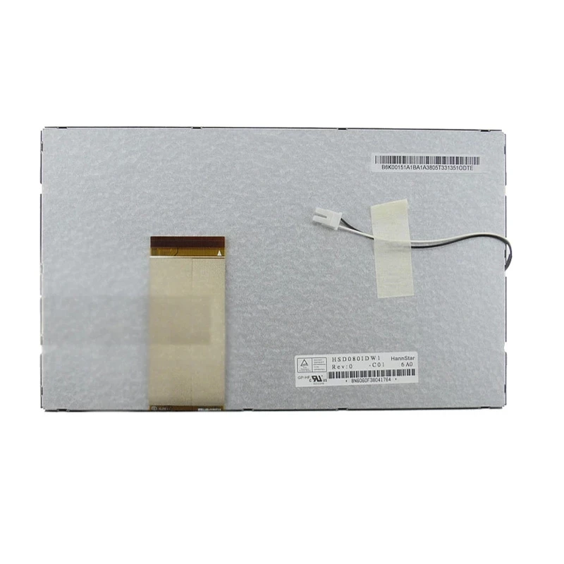 New Original 8 Inch HSD080IDW1-C01  HSD080IDW1-C00 LCD Display Screen Car Audio Video Mobile DVD Digital Display