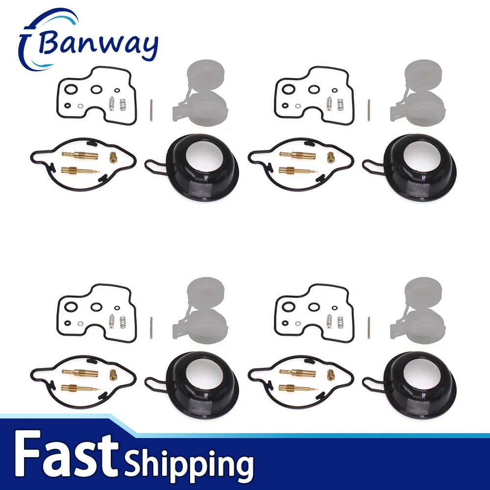 

4X FOR CBR900RR SC33 BJ 96-99 CBR 900 RR Carburetor Carb Rebuild Repair Kit Float Diaphragm