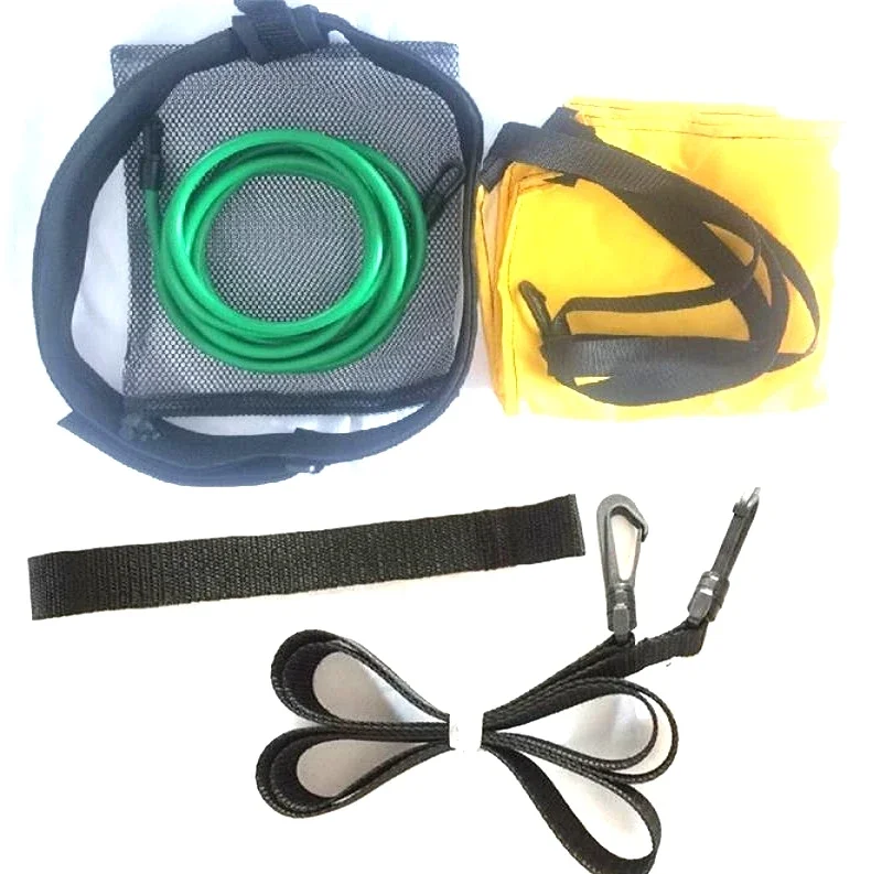 Piscina Cinto para Treinamento de Resistência Estacionária, Drag Parachute e Elastic Cord