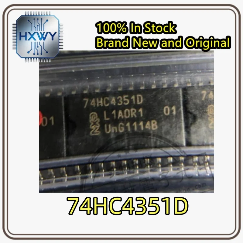5/20 pieces 74HC4351D SSOP-20 analog switch multiplexer IC new original stock