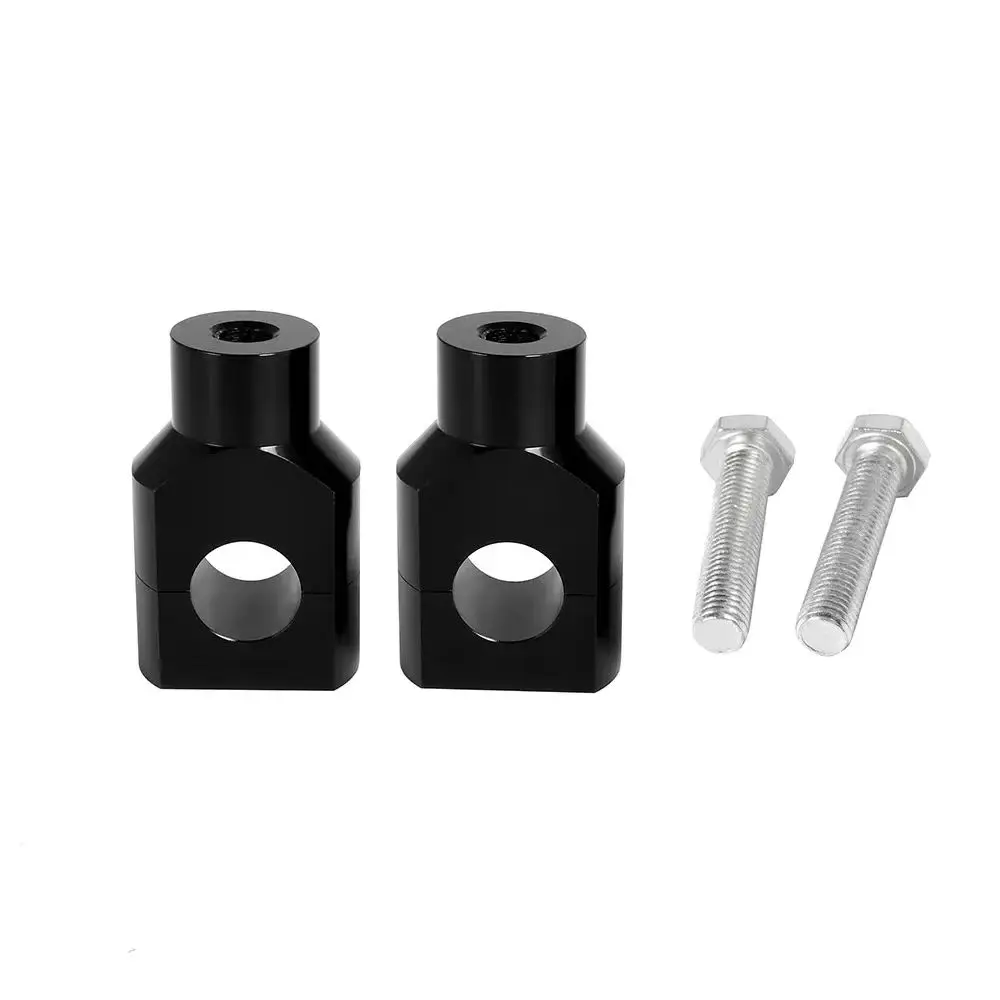 

22mm 25mm For Universal Harley Honda Yamaha Motorcycle Black/ Chrome Aluminium Handle Bar Mounting Handlebar Risers Clamp