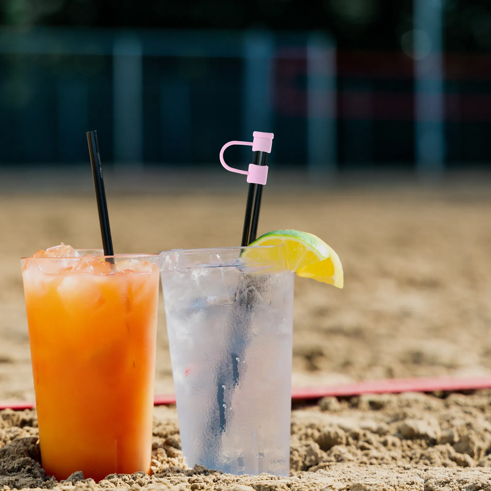 

12Pcs Silicone Straw Covers Cap Set Reusable Straw Protection Covers Easy Install Remove for Daily Use Gatherings Outdoor Events