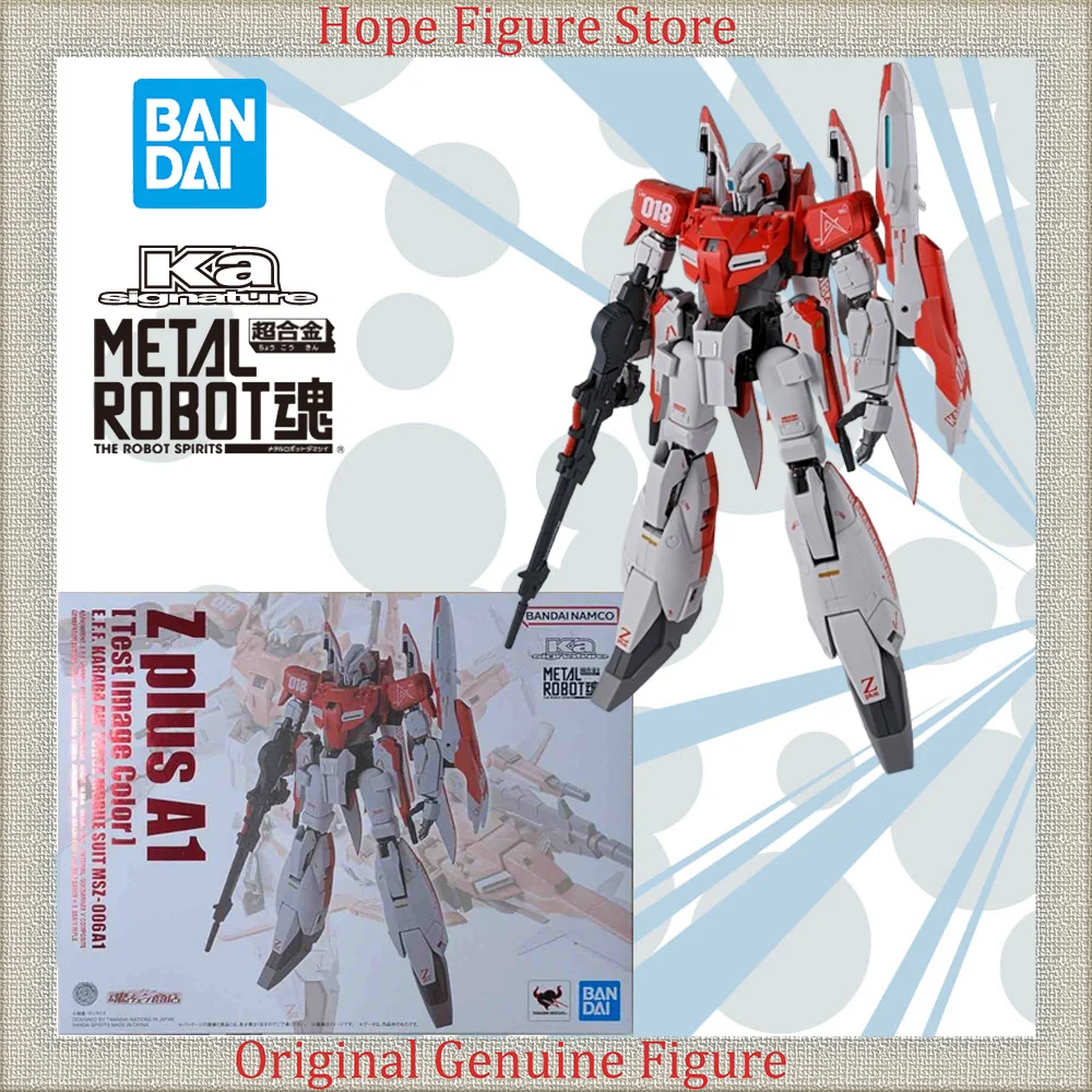 

Официально лицензированная металлическая фигурка Bandai Metal Robot Spirits Ka Signature MSZ-006A1 Zeta Plus A1, модель аниме-робота Gundam Sentinel