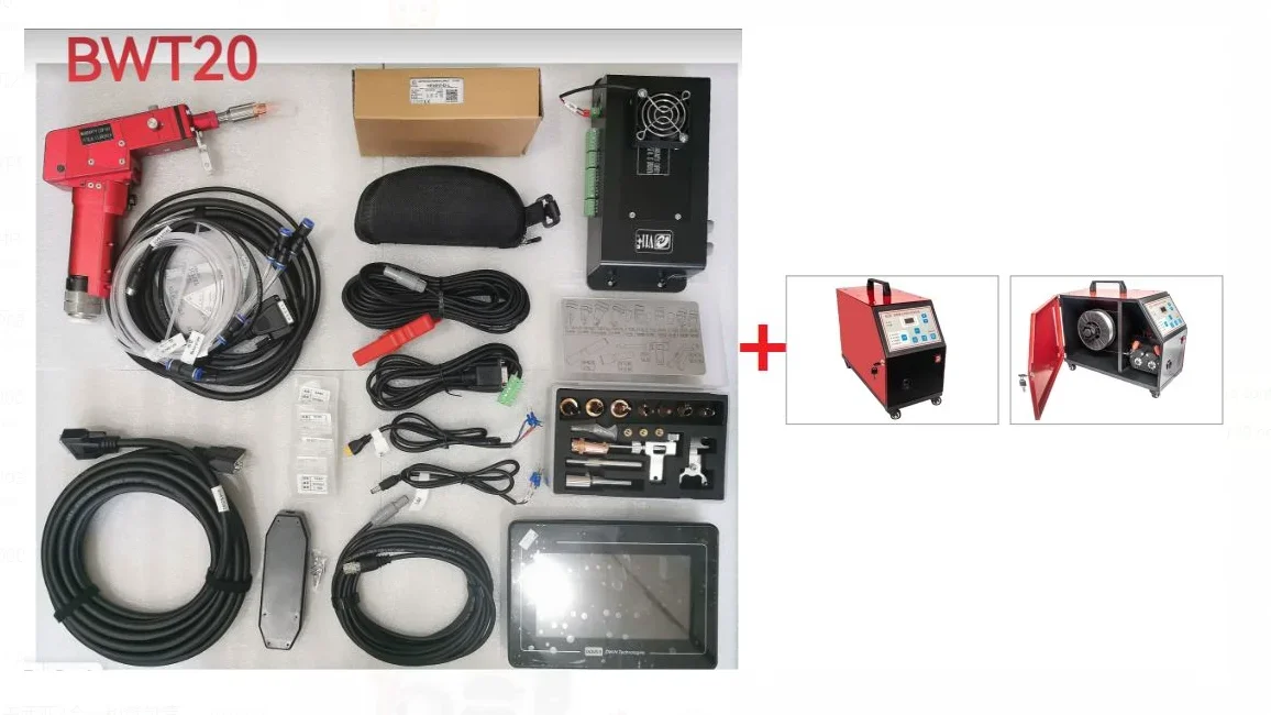 Qilin V10 Handheld Fiber L aser Welding Spare Parts Soldering Iron Welding Machine Welder Head 2000w Double Wobble