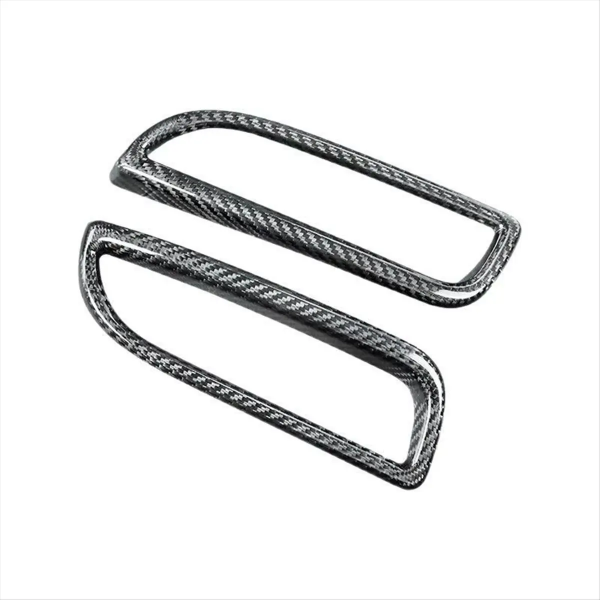 Compatible Real Carbon Fiber Car Exterior Accessories Rear Fog Lamp Frame Trim Decoration Protection for /500 595