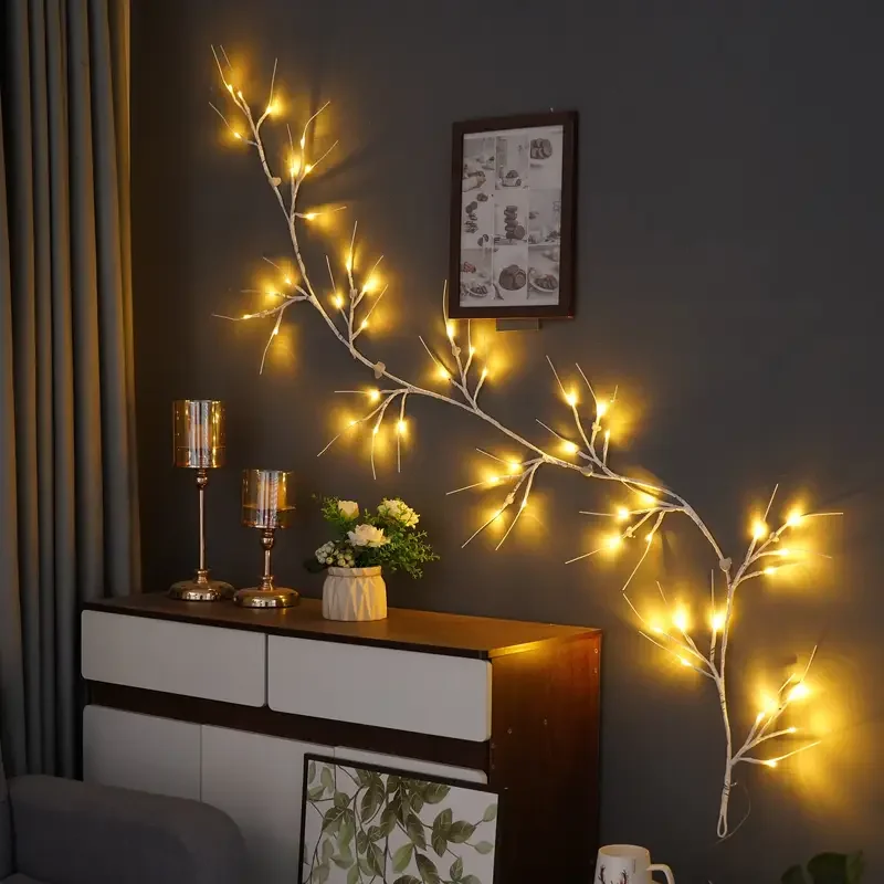 

1 шт., 48 светодиодов, свет березы, виноградной лозы с 8 режимами, сделай сам, освещенные ветки, питание от батареи, для дома, гостиной, фестиваля, вечеринки, патио, декор