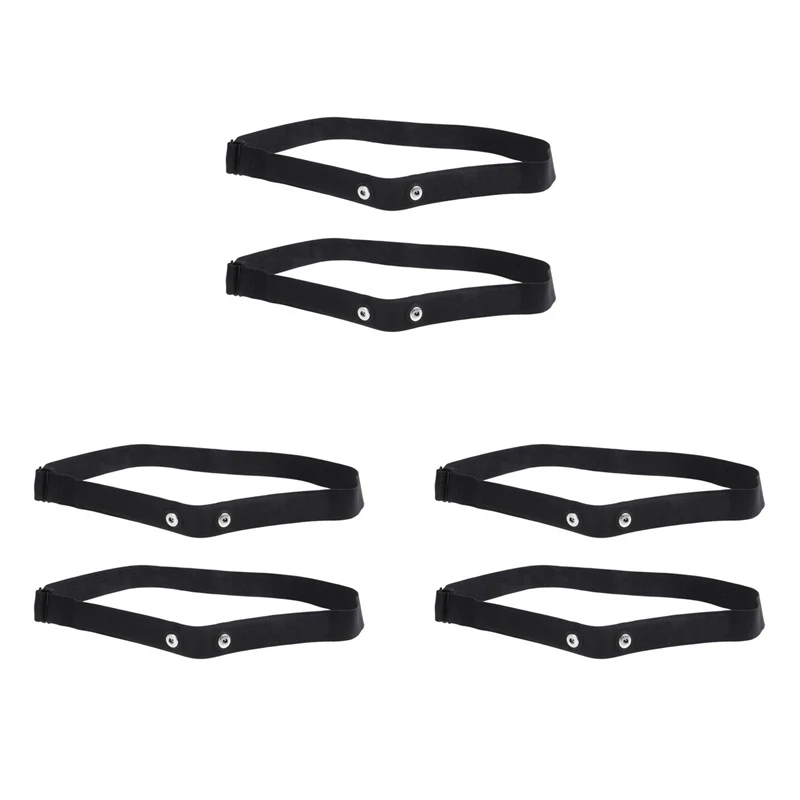 6Pcs Elastic Heart Rate Chest Strap Bands For Geonaute Wahoo Garmin Magene Bryton Coospo Heart Rate Sensor Chest Belt