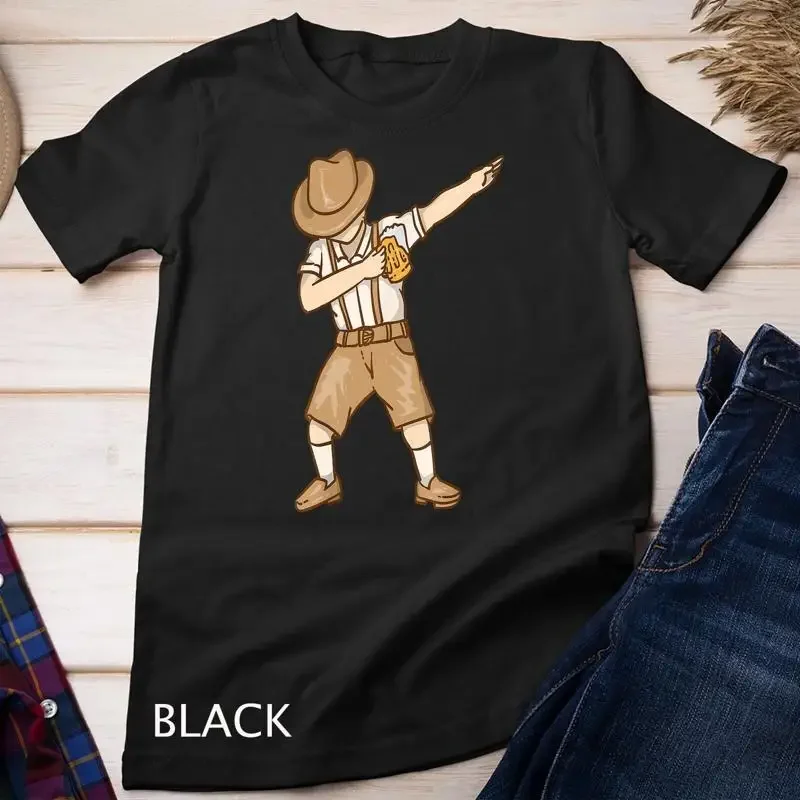 Cool Dabbing German Man With Beer Mug Shirt Oktoberfest Unisex T shirt