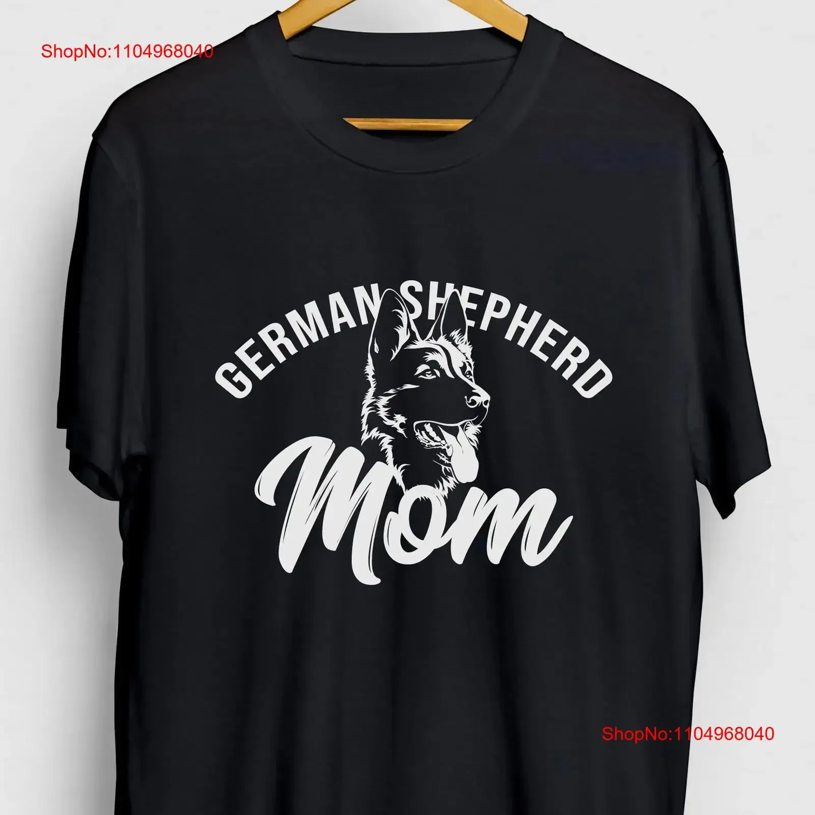 

German Shepherd T Shirt s Mom Youth vintage Washed Top For Everyday Wear Versatile homme Stylish Breathable Unisex graphic