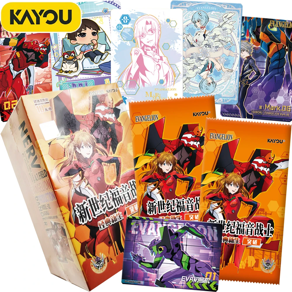 Official Kayou Evangelion Collection Cards Anime Surprise Peripheral Limited Edition Visual Art Exquisite Character XR Card Gift