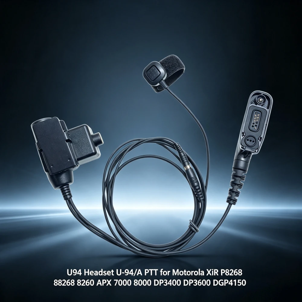 フィンガーptt-u94ヘッドセット-u-94-a-モトローラ-xir-p8268-8260-apx-7000-8000-dp3400-dp3600-dgp4150対応-交換用pttボタン