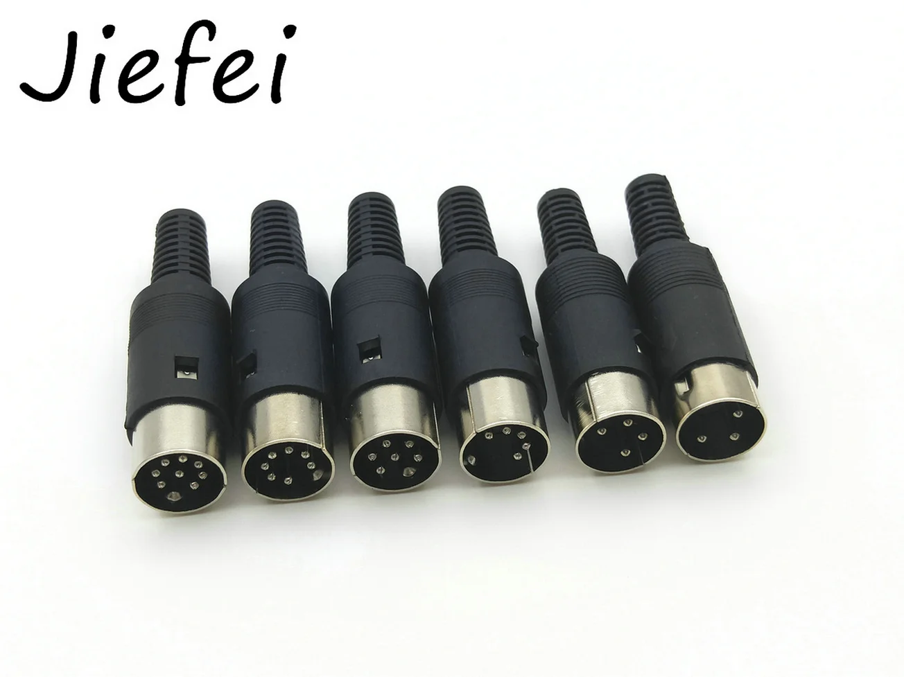 conector macho din de audio av 100 pecas plug 3pin 4pin 5pin 6pin 7pin 8pin partes para montagem de cabo de chassi 01