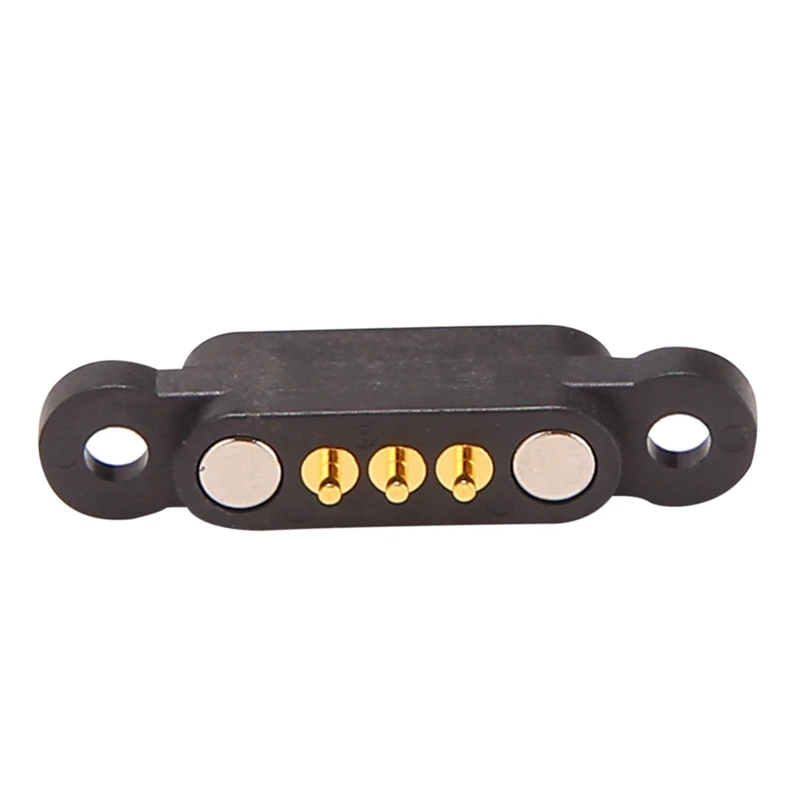 Imagem -05 - Mola Carregada Conector Magnético Pogo Pin Através de Furos Macho e Fêmea Sonda Posições Ímãs 23 mm 20 Pares