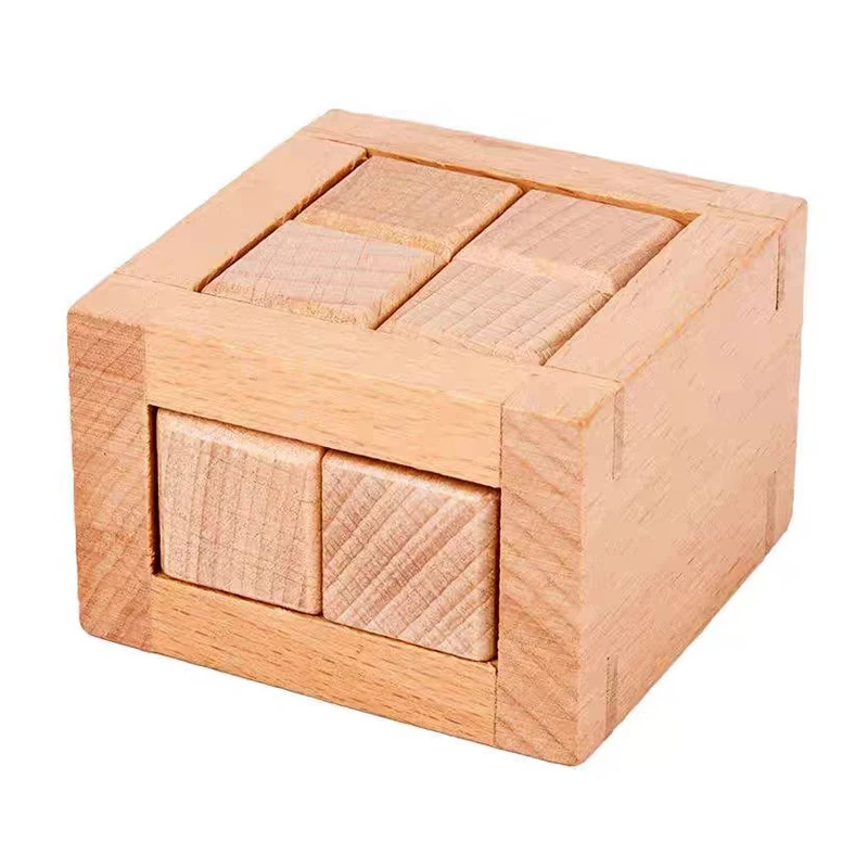 Breakout Puzzle drewniane pudełka trudne 3D odblokuj łamigłówki dorośli dzieci IQ wyzwanie Luban blokada edukacyjne intelektualne zabawki