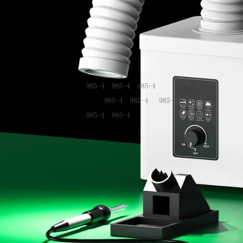 Indoor Industrial Smoke Extractor, Mini Desktop Solder Purifier with Iron Tip Filter for Dust Odor Elimination