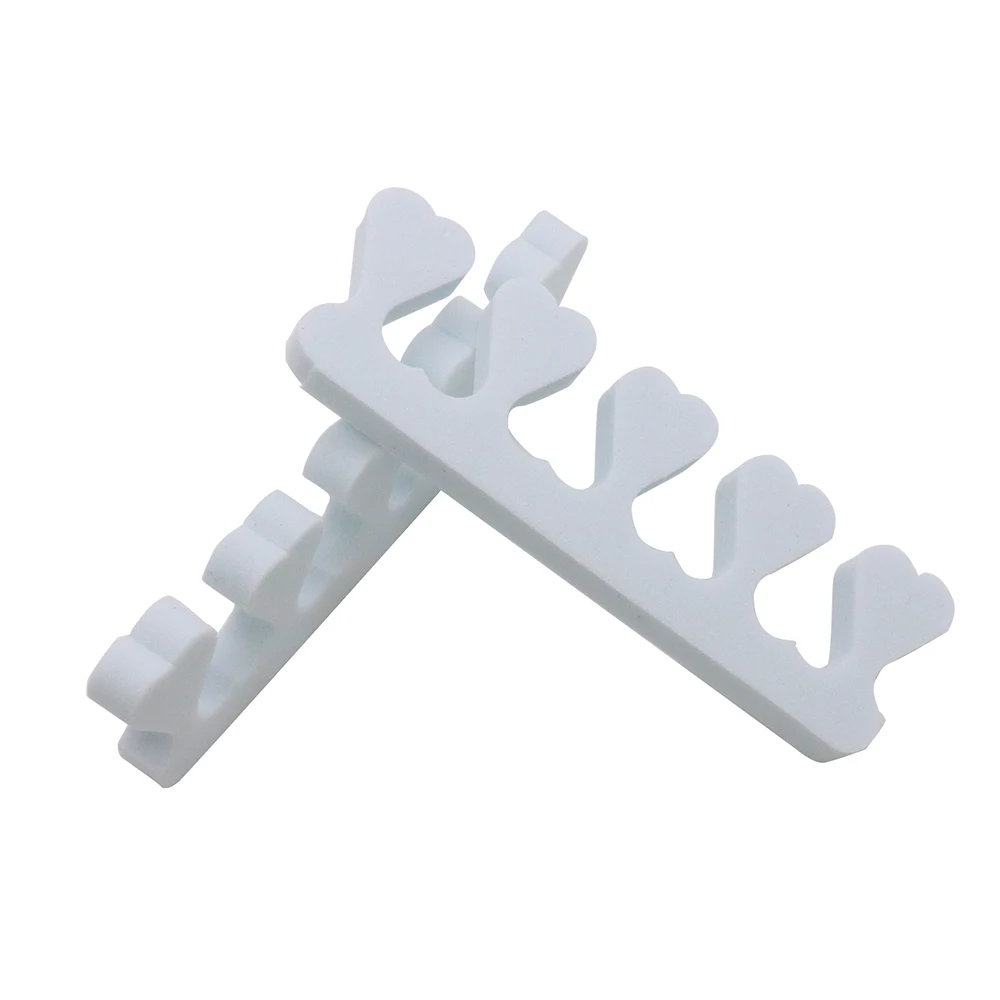 200Pcs Nail Supplies Toe Separator Pedicure Tools Hallux Valgus Corrector Foot Fingers Separators    Nail Art Beauty Accessories