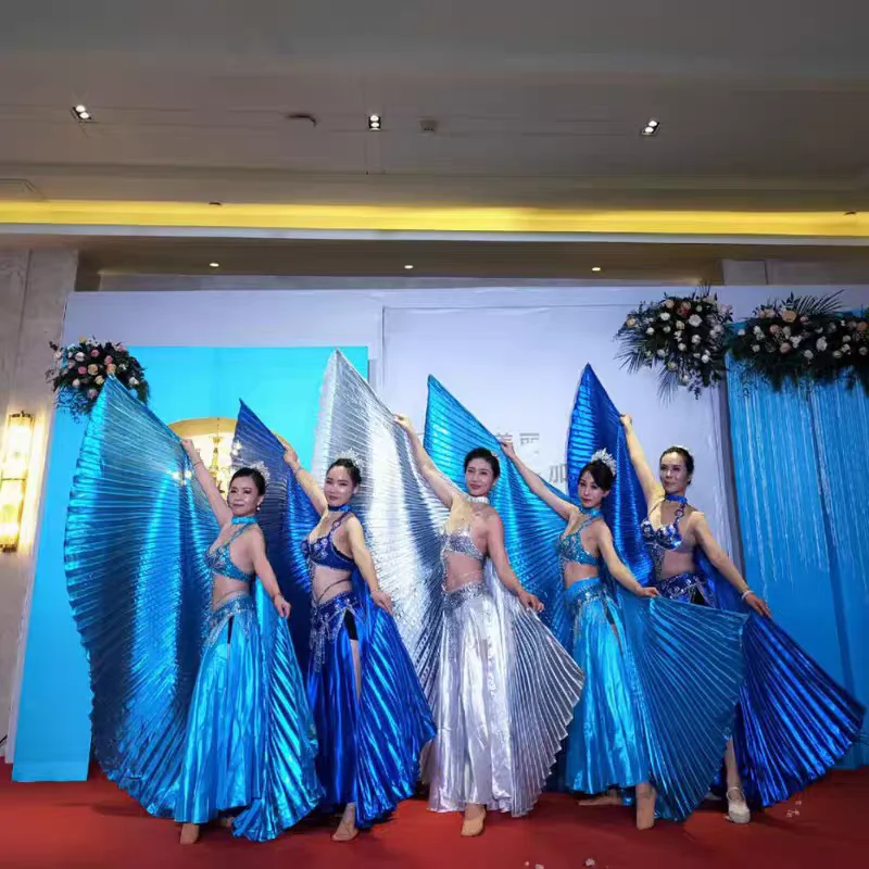 أجنحة للكبار ملابس رقص البطن مرحلة الأداء الدعائم الرقص الشرقي أجنحة الملاك لجميع القديسين كرنفال الرقص الشرقي إيزيس #2